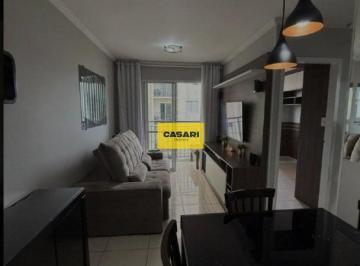 Apartamento · 48m² · 2 Quartos · 1 Vaga · Apto Bairro dos Casas Cafe Filho SBC 2 quartos arm.Emb.Sala Sacada Coz.Planejada