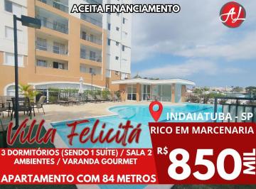 Apartamento de 3 quartos, Indaiatuba · Apartamento Com 3 Dormitórios A Venda Com Vista Para Parque Ecológico - Indaiatuba - SP!