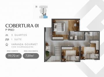 Apartamento · 100m² · 3 Quartos · 1 Vaga · Cobertura à Venda com 03 Quartos no Bairro São José em Divinópolis MG.