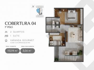Apartamento · 114m² · 2 Quartos · 1 Vaga · Cobertura à Venda com 02 Quartos no Bairro São José em Divinópolis MG.