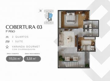 Apartamento · 115m² · 2 Quartos · 1 Vaga · Cobertura à Venda com 02 Quartos no Bairro São José em Divinópolis MG.