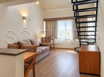 Apartamento · 45m² · 1 Quarto · 1 Vaga · Apartamento para alugar em Moema de 45.00m² com 1 Quarto, 1 Suite e 1 Garagem