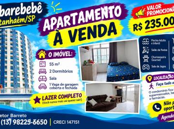 Apartamento de 2 quartos, Itanhaém · Apartamento à Venda no Abarebebê – Itanhaém/SP