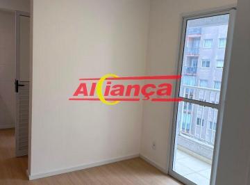 Apartamento · 44m² · 2 Quartos · 1 Vaga · Apartamento com 45m² à locação, 2 quartos, 1 vaga no Picanço - Guarulhos/SP- Por R$2.300,00