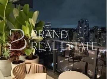 Apartamento · 90m² · 2 Quartos · 2 Vagas · 90 m², 2 suítes, 2 vagas - Cobertura duplex mobiliada em localização estratégica na Vila Olímpia