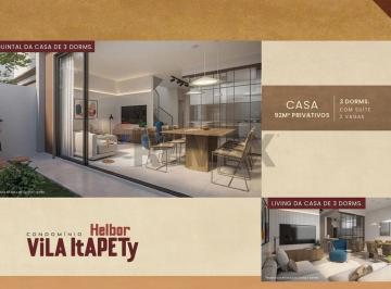 Casa · 92m² · 3 Quartos · 2 Vagas · Lançamento de casas com 3 dormitórios no condomínio Helbor Vila Itapety em Mogi das Cruzes