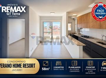 Apartamento · 58m² · 2 Quartos · 1 Vaga · APARTAMENTO À VENDA | VERANO HOME RESORT — JACAREÍ/SP