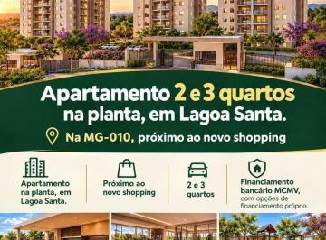 Apartamento · 40m² · 1 Quarto · 1 Vaga · Apartamento Padrão 40 m2 em frente ao futuro shopping de Lagoa Santa