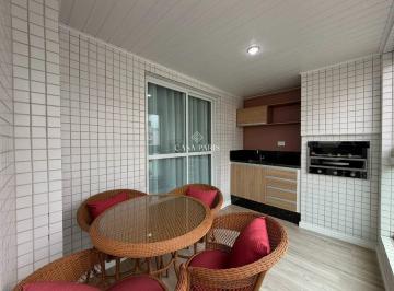 Apartamento · 129m² · 3 Quartos · 2 Vagas · Apartamento mobiliado à venda no bairro Ocian, Praia Grande – 3 quartos, 1 suíte e 2 vagas