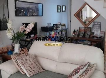 Sala  · Sobrado com 3 dormitórios à venda, 136 m² por R$ 620.000,00 - Vila Jordanópolis - São Bernardo do Ca