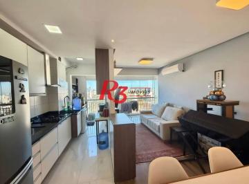 673bb7283bf6cc2217b1f324c03a4480a06701f4 · Apartamento com 1 dormitório à venda, 50 m² por R$ 450.000,00 - Vila Matias - Santos/SP