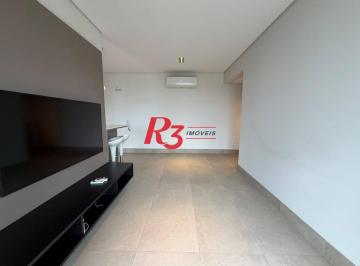 8ec50c3cf8ead3ce9629c2b5b1cdaaaeaa2ed0f1 · Apartamento com 1 dormitório à venda, 63 m² por R$ 840.000,00 - Aparecida - Santos/SP