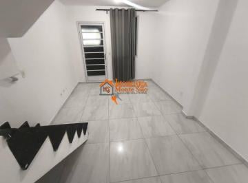 Casa · 54m² · 2 Quartos · 1 Vaga · Sobrado com 2 dormitórios para alugar, 54 m² por R$ 2.614,00/mês - Água Chata -