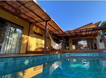 Casa · 105m² · 3 Quartos · 2 Vagas · CASA A VENDA 3/4 FUNDO LAGOA, CONDOMINIO AGUAS DE SAUIPE, BAHIA