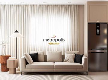 Sala de estar · Sobrado com 2 dormitórios à venda, 63 m² por R$ 480.000,00 - Vila Scarpelli - Santo André/SP