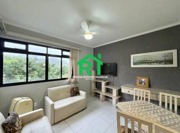 Sala · Apartamento com 1 quarto, 1 vaga e lazer à venda no Tombo, Guarujá