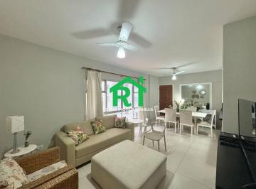 Sala · Apartamento com 4 quartos (2 suítes), 1 vaga e lazer à venda em Pitangueiras, Guarujá