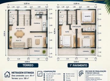 Casa de 3 quartos, Cabedelo · DUPLEX EM FASE DE FINALIZAÇÃO — Cabedelo-PB
R$ 190.000 — oportunidade!
Excelente oportunidad
