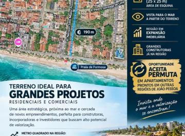 Terreno , Cabedelo · Lote 25x25 a poucos metros da praia