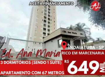 Apartamento de 3 quartos, Indaiatuba · Apartamento A Venda Com 3 Dormitórios - Indaiatuba - SP!