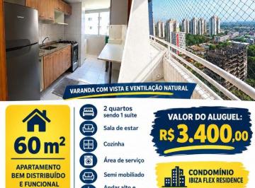 Apartamento de 2 quartos, Manaus · Apartamento para Locação Ibiza