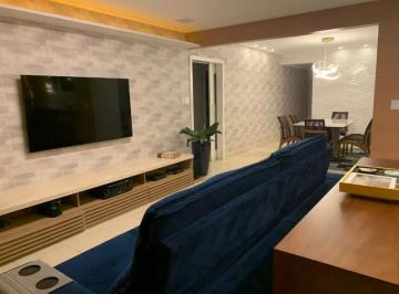 Apartamento de 4 quartos, Santos · Porteira Fechada! Apto com 3 dorms., uma suíte, ampla sala com cozinha integrada e vista para o mar