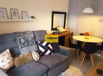 Apartamento · 48m² · 2 Quartos · 1 Vaga · Apartamento mobiliado, 2 quartos, Sacada, 1 vaga coberta, andar alto, 48m2-Nova