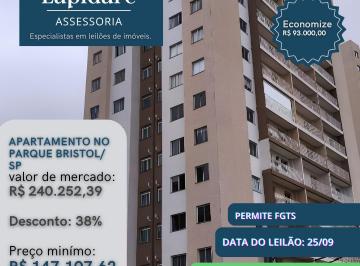 Apartamento de 2 quartos, São Paulo · Apartamento de leilão no Parque Bristol/SP