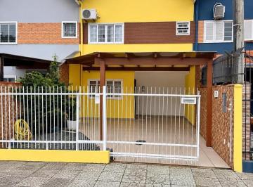Casa · 80m² · 3 Quartos · 1 Vaga · Sobrado 3 dormitórios no Guanabara - edícula com churrasqueira e garagem - Joinville/SC