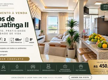 Apartamento de 3 quartos, Taguatinga · Apartamento à Venda no Altos de Taguatinga II | 3 Quartos | 1 Suíte | 65m² | 8º Andar | Piscina