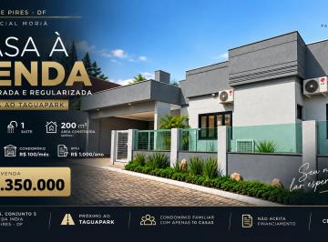 Casa de 3 quartos, Vicente Pires · Casa à Venda Vicente Pires | 3 Quartos | 1 Suíte | 289m² | Escriturada | Taguapark | Área Gourmet DF