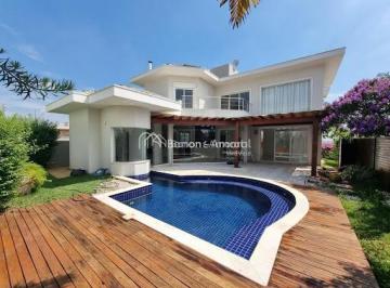 Casa · 340m² · 3 Quartos · 4 Vagas · Sobrado à venda com 03 suítes no Condomínio à Venda no Villa Lobos em Paulínia.