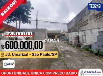 0c7e9ad8bc29d511c5d37d66f2b640d67920da22 · Terreno à venda, 433 m² por R$ 600.000,00 - Jardim Umarizal - São Paulo/SP