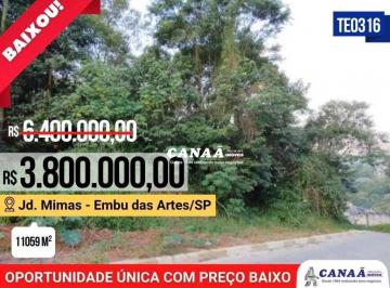 30cd9686ffcc79fd654d70dbbbcd1823ab40bf74 · Terreno à venda, 11059 m² por R$ 3.800.000,00 - Jardim Mimas - Embu das Artes/SP