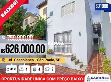 28d8afa651c86bbf6e7033e03b406eb807e32d7b · Sobrado com 4 dormitórios à venda, 145 m² por R$ 626.000,00 - Jardim Casablanca - São Paulo/SP