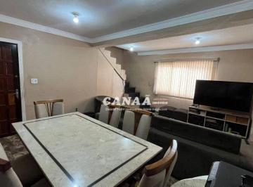 97b09e8c352175e747c47848b82282b4244ba4d7 · Sobrado com 3 dormitórios à venda, 111 m² por R$ 270.000,00 - Jardim Record - Taboão da Serra/SP