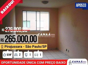 0ac43013d171fbafada8d3437f1260c43f2a61fe · Apartamento com 2 dormitórios à venda, 52 m² por R$ 265.000,00 - Pirajussara - São Paulo/SP