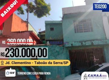 ced0d7bd04db5e5ade85df1683f548879c904e69 · Terreno à venda, 150 m² por R$ 230.000,00 - Jardim Clementino - Taboão da Serra/SP