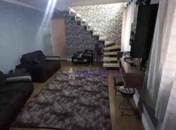 784608097130269c9e85a2a89d1775096e453b42 · Sobrado com 3 dormitórios à venda, 90 m² por R$ 530.000,00 - Jardim São Eduardo - Embu das Artes/SP