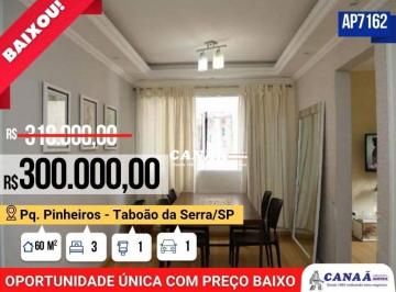 76103ec860539224d7acc91feffeb1d59a70c2fd · Apartamento com 3 dormitórios à venda, 60 m² por R$ 300.000,00 - Parque Pinheiros - Taboão da Serra/