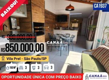 6cf61316b262ccccc8ebae1f6a5725a1d0416549 · Casa com 3 dormitórios à venda, 150 m² por R$ 850.000,00 - Vila Prel - São Paulo/SP