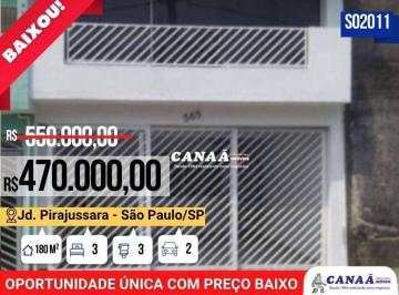 4c32032f034d7b09c7c5bb9e711382e67f4b2279 · Sobrado com 3 dormitórios à venda, 180 m² por R$ 470.000,00 - Jardim Pirajussara - São Paulo/SP