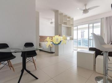 Apartamento · 49m² · 1 Quarto · 1 Vaga · Flat mobiliado para alugar no Brooklin | 49m² | 1 Dormitório | 1 Vaga de Garagem