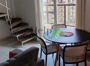 Apartamento · 44m² · 1 Quarto · 1 Vaga · Duplex NOVO com vista livre no Ocian, semi mobiliado e com varanda gourmet espaçosa!