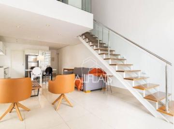 Sala · Apartamento Duplex com 1 quarto, 86 m² - venda ou aluguel - Jardins - São Paulo/SP