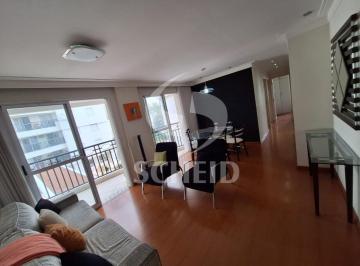 Apartamento · 94m² · 3 Quartos · 2 Vagas · Apartamento mobiliado para locação no Condomínio Vincetori - Alto da Boa Vista 94 m² 3 dormitórios