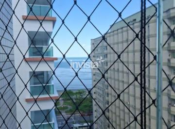 Apartamento · 130m² · 2 Quartos · 2 Vagas · Apartamento com vista mar na quadra da praia – Aparecida