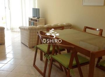 Apartamento · 120m² · 2 Quartos · 1 Vaga · Apartamento mobiliado frente mar para locação - Pitangueiras - Guarujá