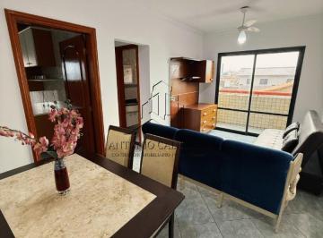 Apartamento · 52m² · 1 Quarto · 1 Vaga · Apartamento de 1 quarto mobiliado com vista mar – Maracanã – Praia Grande