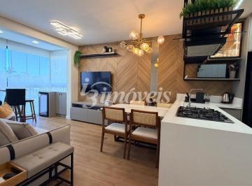 Apartamento · 74m² · 2 Quartos · 2 Vagas · Apartamento para locação anual, totalmente Mobiliado, decorado e equipado, com 2 quartos (sendo duas